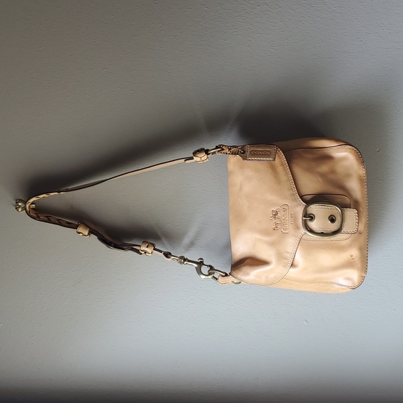 Coach Handbags - Tan Coach Shoulder Bag Purse